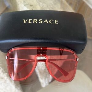 Versace Red Sunglasses
